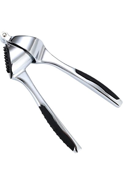 Biki هراسة ثوم يدوية من الستانلس ستيل – مكبس فرم الثوم بمقبض طويل