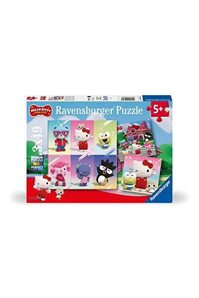 RAVENSBURGER Παζλ 3x49 τεμάχια - Hello Kitty (Ravensburger-01035)