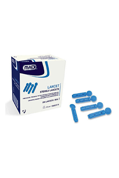 Max Blood Lancets, 200pcs/Box