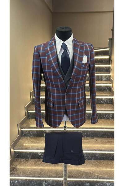 Fc Plus KOMBİNLİ YELEKLİ TAKIM ELBİSE