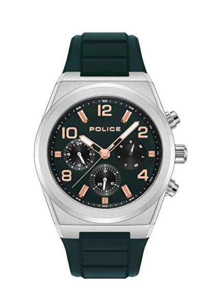 Police Men's Salkantay Silicone Strap Chronograph Wrist Watch PEWJQ2226705 - ...