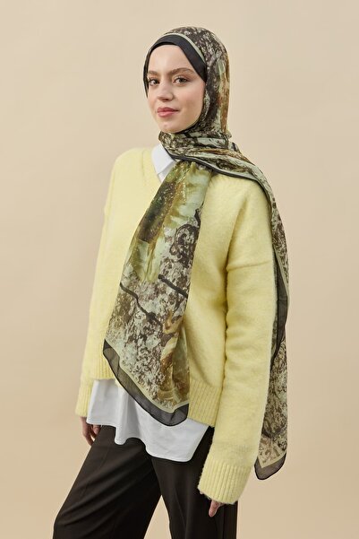 Modakaşmir Σάλι Fleur Desen Liva Μοντάλ