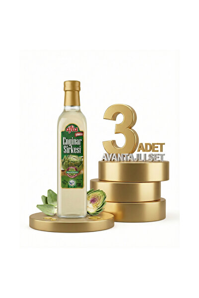 Afia Enginar Sirkesi Cam Şişe 3x500 Ml