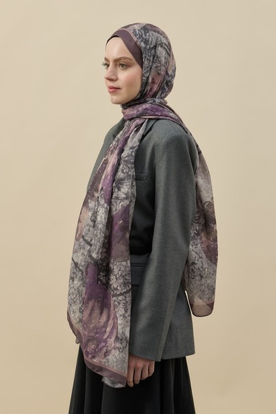 Modakaşmir Σάλι Fleur Desen Liva Μοντάλ