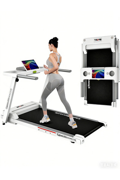 Yagud جهاز مشي قابل للطي للاستخدام المنزلي، سطح مشي فائق النحافة قابل للطي مع...