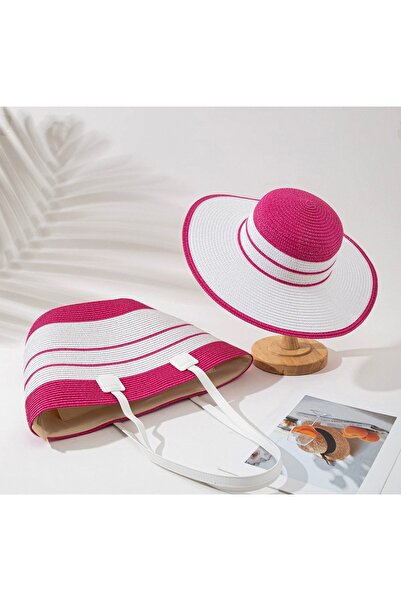 No branded striped hat +BAG