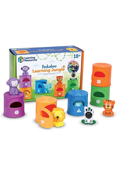 Learning Resources LER6815 Hide-and-Seek Game - Educational Jungle Forest for...