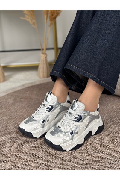 Eysha Noctra Women's Lace-Up High-Sole Sneakers