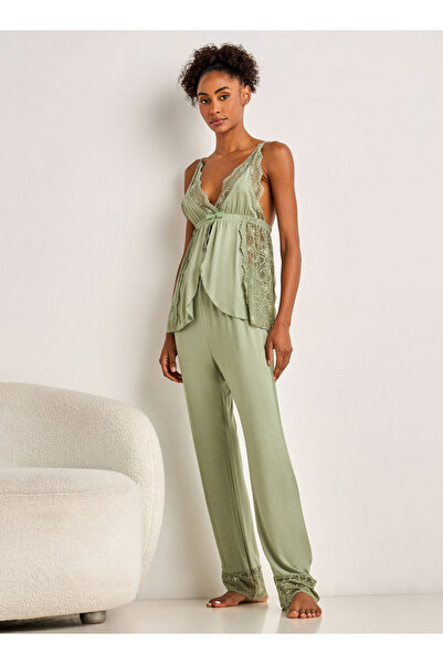 FAV طقم بيجاما حمالات رفيعة رفيعة وبيجامة