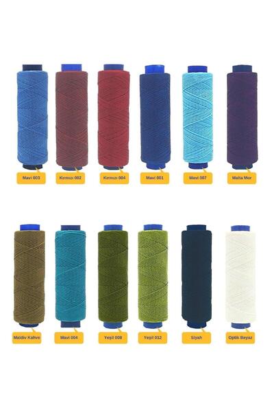 ipekbazaar SRTfootcare AKR Yassı Mumlu İp 0,5mmx100mt Mumlu Iplik Takı Deri H...