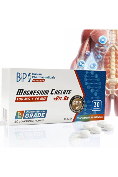 Balkan Pharmaceuticals Magnesium Chelate Bisglicinat + Vitamina B6 Balkan Pha...