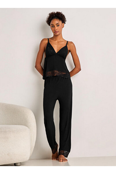 FAV Pyjama Set Spaghetti Strap Top and Trousers