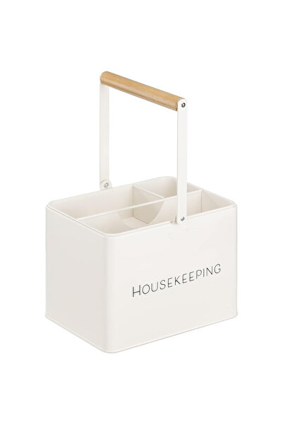 Navaris Organizator metalic pentru produse de curățare, 27,7 x 23 x 21 cm, 3 ...