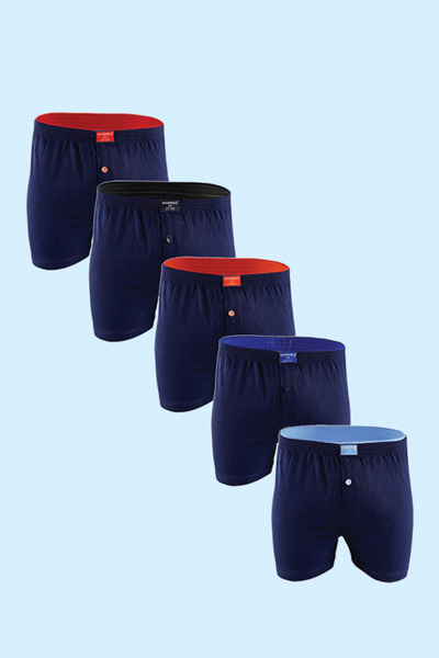 Ceylanoğlu bumbac 100% PROSOAPE BĂRBAȚI boxeri MIXTE PACHET ECO CU 5-PIESE 032