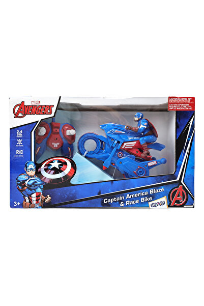 Marvel Captain America Blaze & Race RC Bike - 2.4 GHz, Full Function, Ages 3+