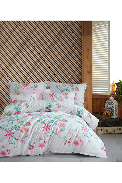 NazeninHome Ranforce bumbac 100% pentru o persoană cearșaf Set de 2 (2 bucăți...