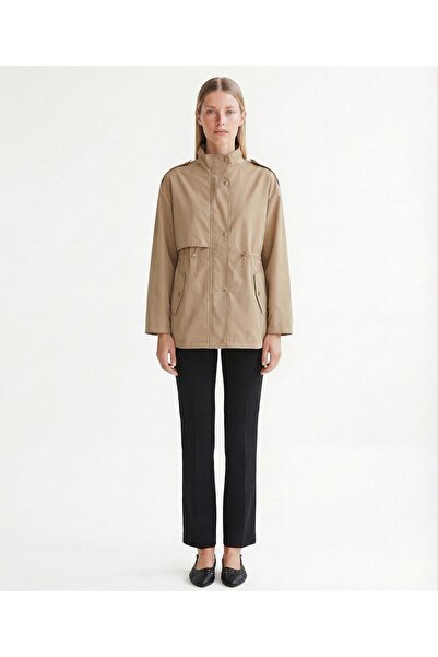 Yargıcı Regular Dik Yaka Uzun Kol Pardösü