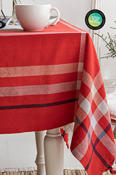 Çulha ΑΝΘΡΑΚΙ ΚΟΚΚΙΝΟ, ΤΡΑΠΕΖΟΚΑΜΑΡΑ, 150x250 εκ.