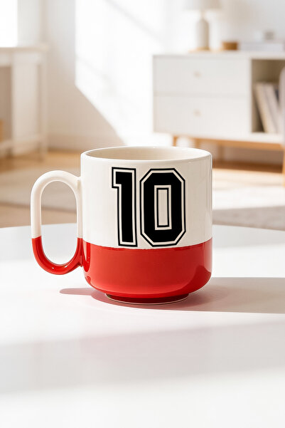 BB TRADE كوب سيراميك مطبوع برو بتصميم رقم 10 سعة 330 مل