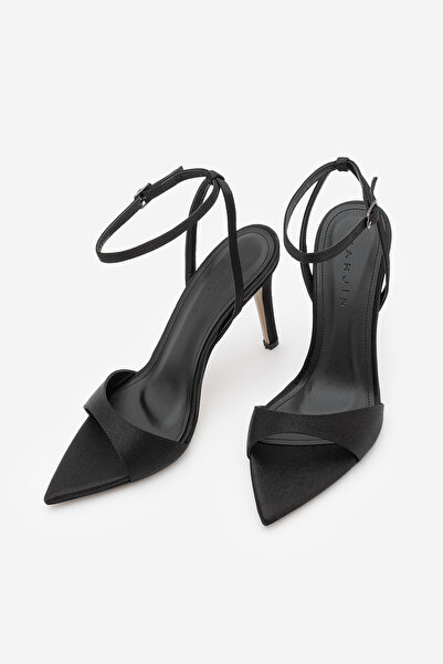 Marjin Γυναικεία μποτάκια με μυτερή μύτη και Με δέσιμο στον αστράγαλο λουράκι...