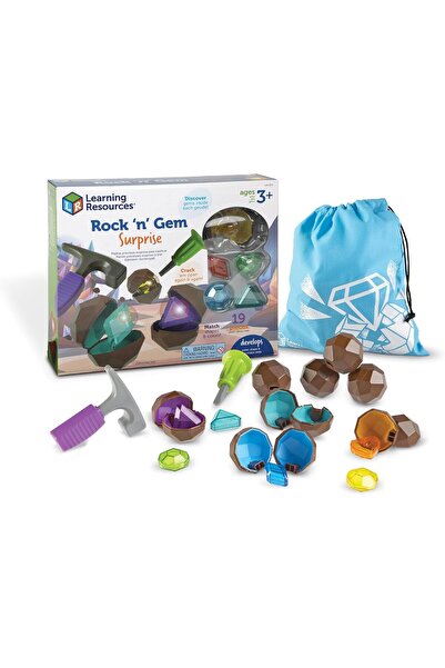 Learning Resources Rock 'N Gem Surprise, Sorting, Matching & Counting Skills ...