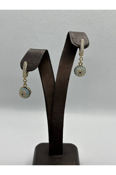 XUPING JEWELRY 14K KARARMAZ SOSYETE GÖZÜ KÜPE