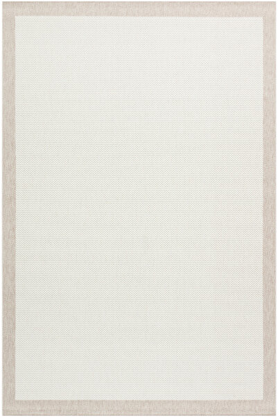 Cool Halı Grande Krem Bej Bordürlü Kaymaz Modern Minimal Tasarım İnce Yumuşak...