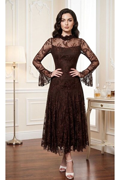 Generic Brown lace dress