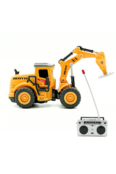 Mini Machine Mini R/C Power Hauler Moveable Parts Construction - Rotary Excavator