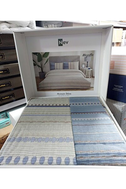 Özdilek Nev Serisi -Krem Mezcilla- Çift Kişilik Nevresim Takımı