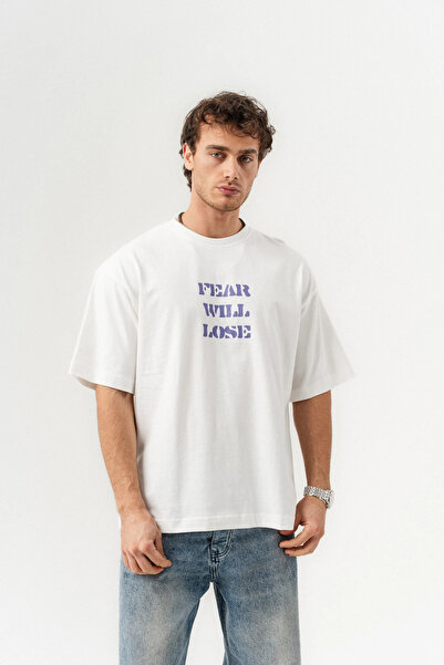 go gang own Μπλουζάκι Emotions Sırt Tasarım Detailed Crew Neck oversized