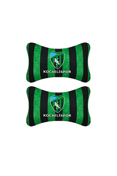 sportrun Pernă auto cu licență Kocaelispor, pachet de 2, verde-negru