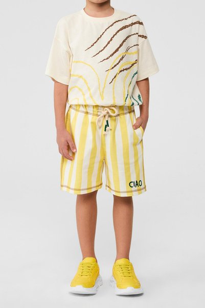 NBT JEANS Bg Store Boys Striped Shorts