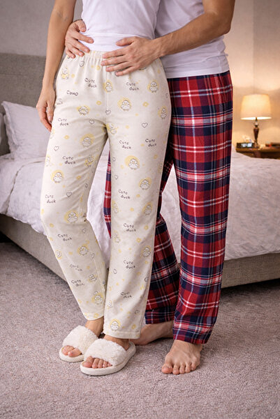 MODABOX 100% Cotton Combed Single Jersey Double Set of 2 Women's and Men's Pa...