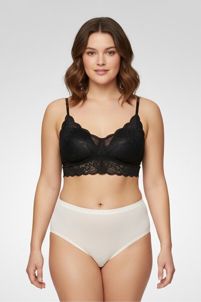 RENE ROFE Women 5 Pcs Plain Thong Panties, Multicolor