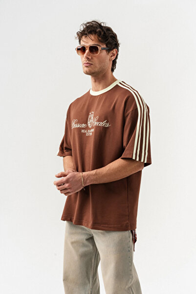 go gang own Μπλουζάκι Real Diamonds Omuz Çizgi Crew Neck oversized