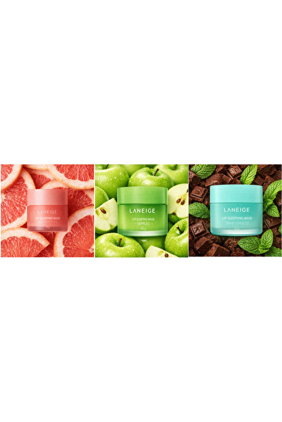 Laneige Lip masks for sleeping, 3 different types, 20 grams each.
