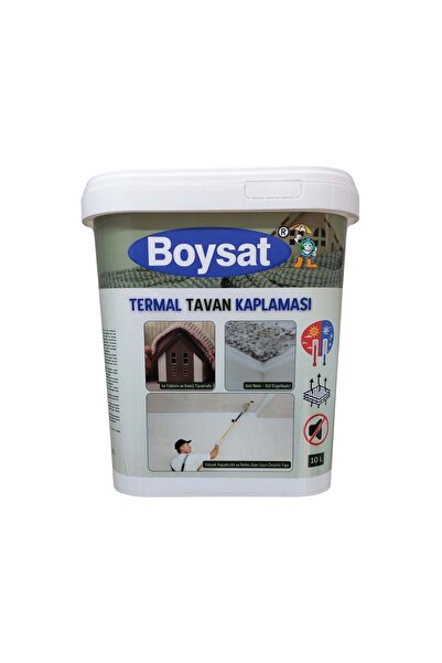 Boysat Termal Isı Yalıtımlı Tavan Boyası 10 Lt.