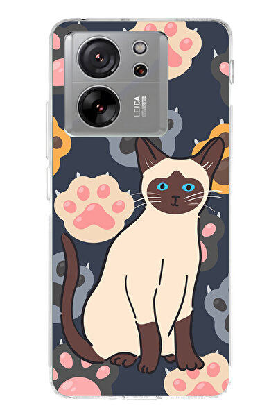 lelia حافظة هاتف شفافة متوافقة مع Mi 13T مطبوع |   المجموعة: قصص باو برينت