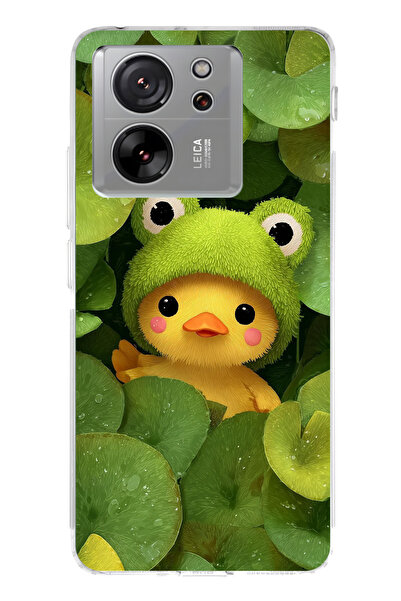 lelia حافظة هاتف شفافة متوافقة مع Mi 13T مطبوع |   مجموعة: حيوانات لطيفة