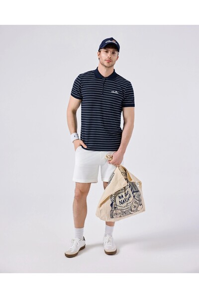 Ellesse Ανδρικό μπλουζάκι πόλο με λαιμόκοψη 6SM5020-NV