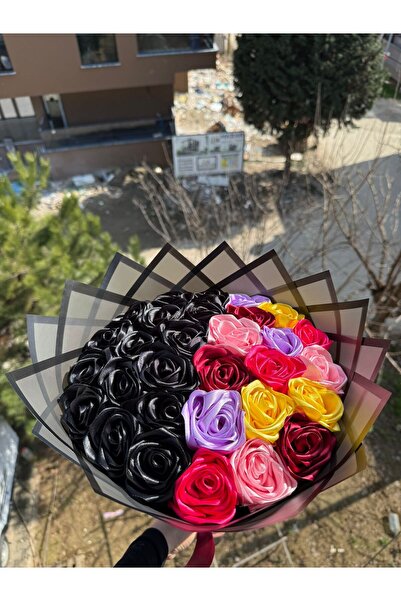 BUKET DÜNYASI 30 LU LED IŞIKLI SENDEN ÖNCE SENDEN SONRA SOLMAYAN GÜL BUKETİ D...