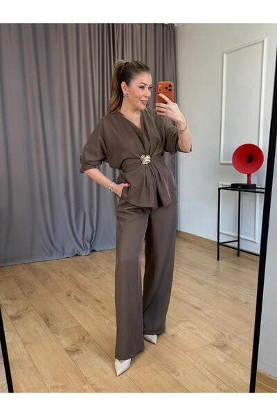 Size Özgü Vizon Broşlu Takım