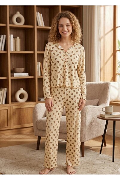 Ayıcık desenli pijama takımı