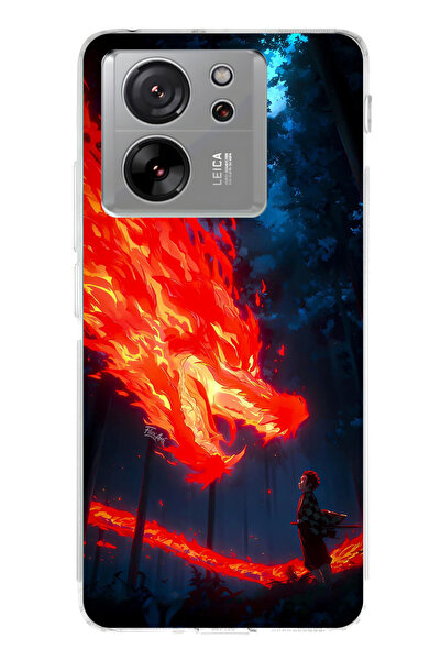 lelia حافظة هاتف شفافة متوافقة مع Mi 13T مطبوع |   المجموعة: دفتر رسم AnimeSoul