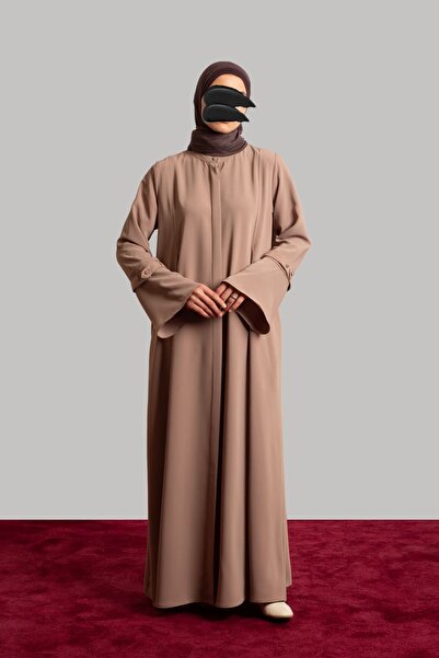 Lemaye İspanyol Kol Düğmeli Ferace Vizon