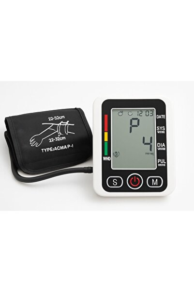 Biki جهاز قياس ضغط الدم الإلكتروني الناطق للذراع – شاشة LCD ملونة عالية الدقة