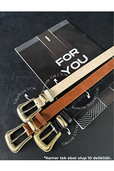 Fiori Bridge Buckle End Suit Women's Trouser Belt, Jacket Belt, Dress Belt, S...