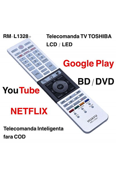 SimpluAcasa Telecomandă Universală TV Toshiba LED / LCD – Compatibilă Smart TV