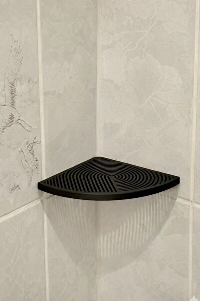 AKÇE Modern Spiral Tasarım Köşe Duş Rafı